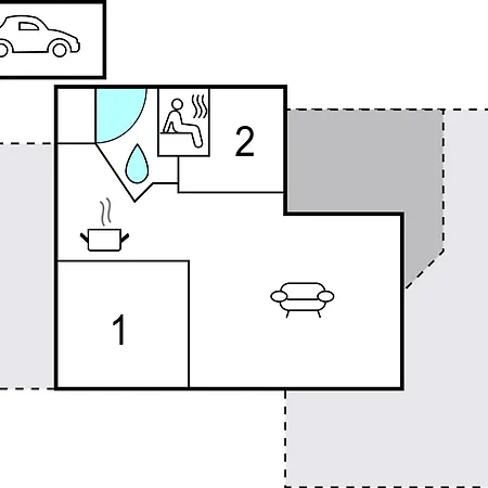 Awesome In Sjolund With Sauna *